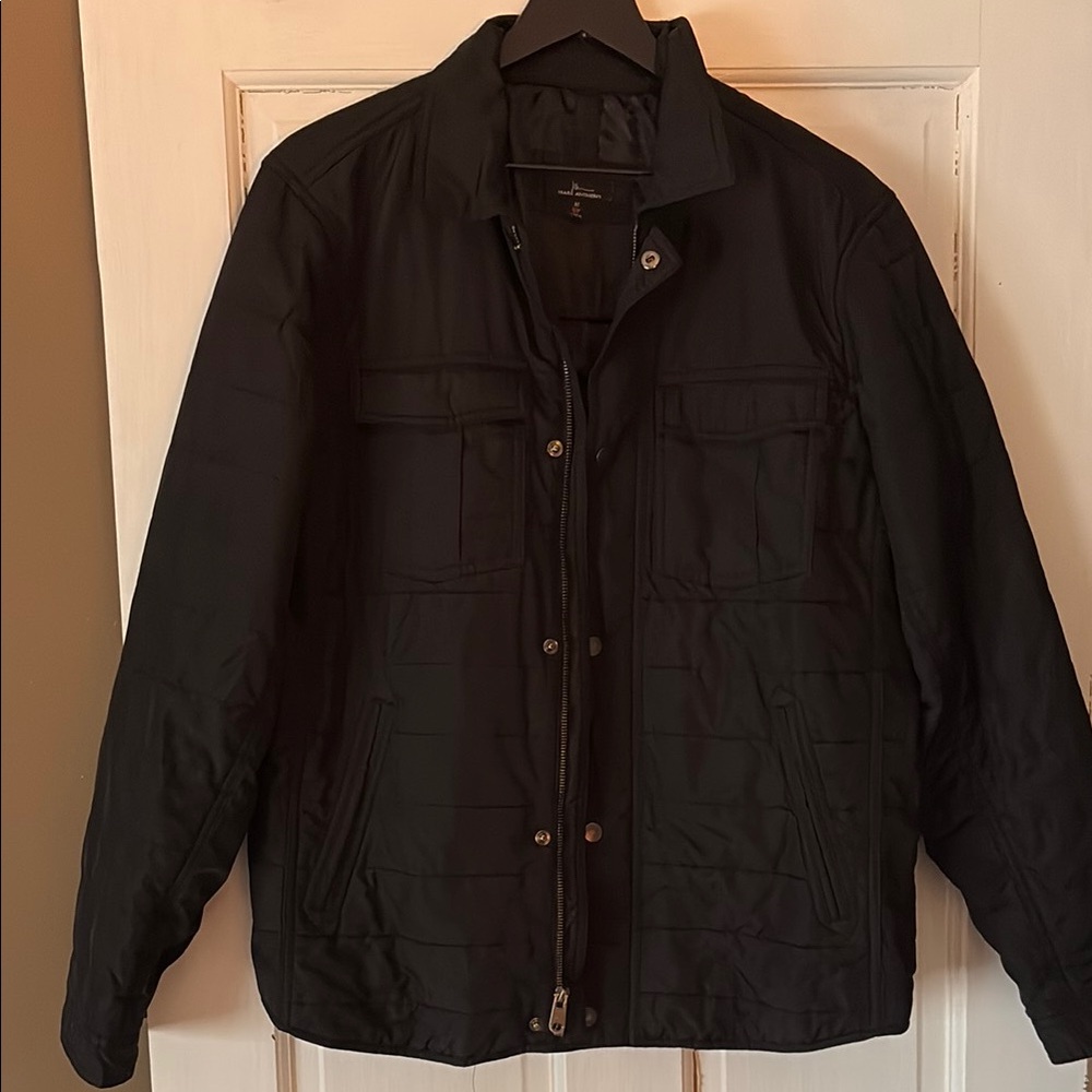 Marc Anthony Men's Slim Fit Black Jacket Medium